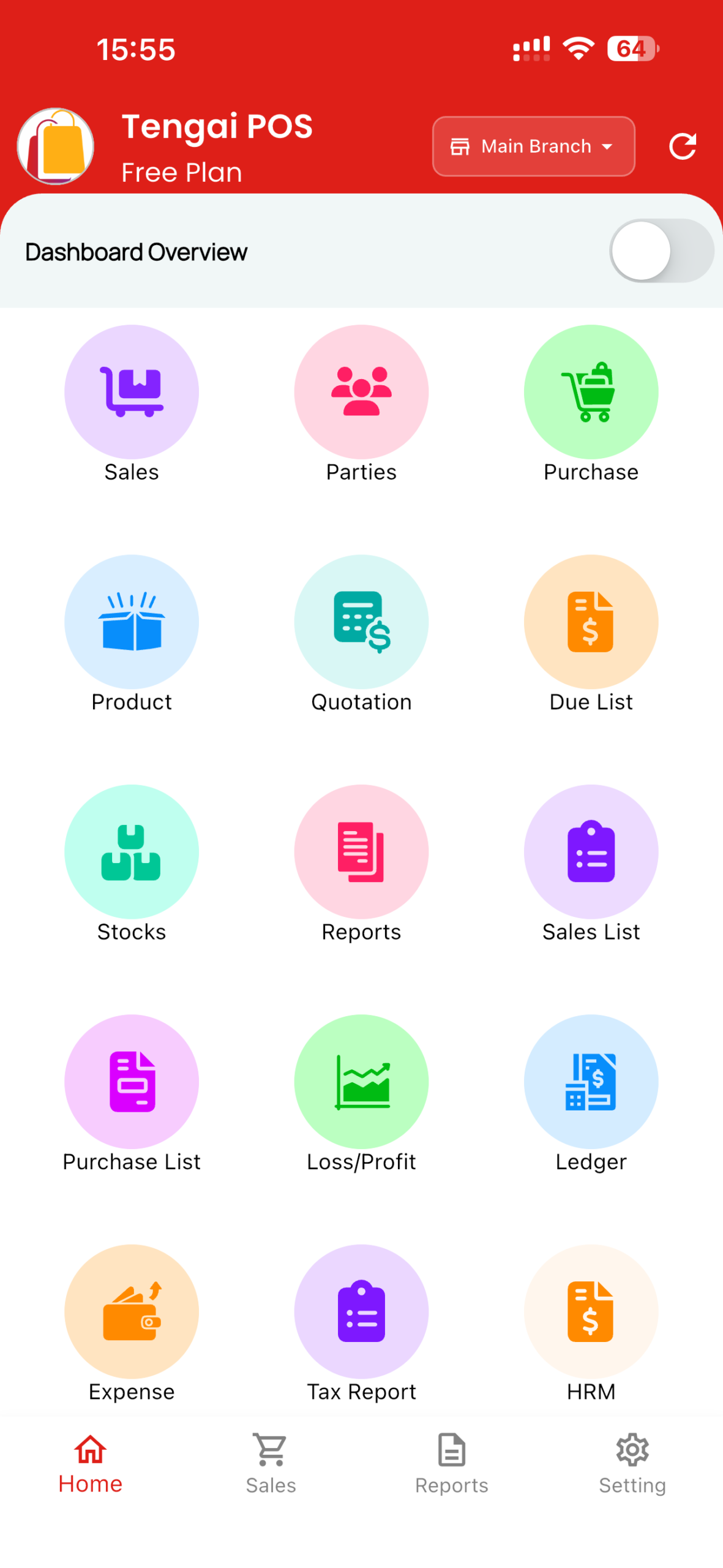 Home Screen
