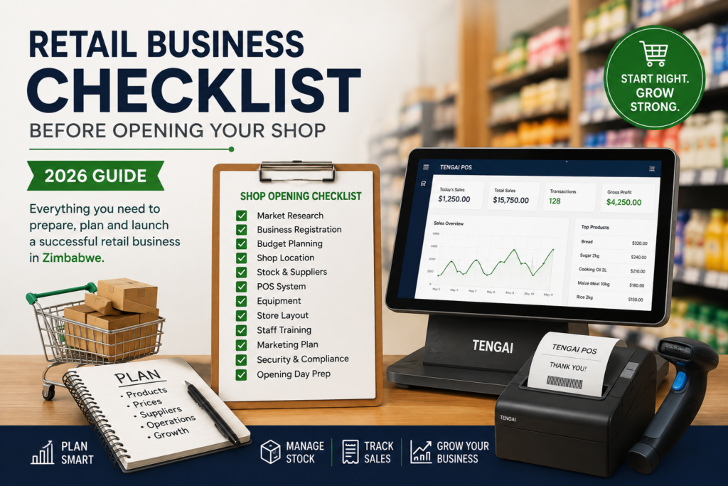 Retail Business Checklist Before Opening Your Shop in Zimbabwe (2026 Guide)